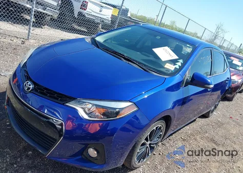 2015 Toyota Corolla S Plus from USA, damaged, VIN 2T1BURHE7FC319363